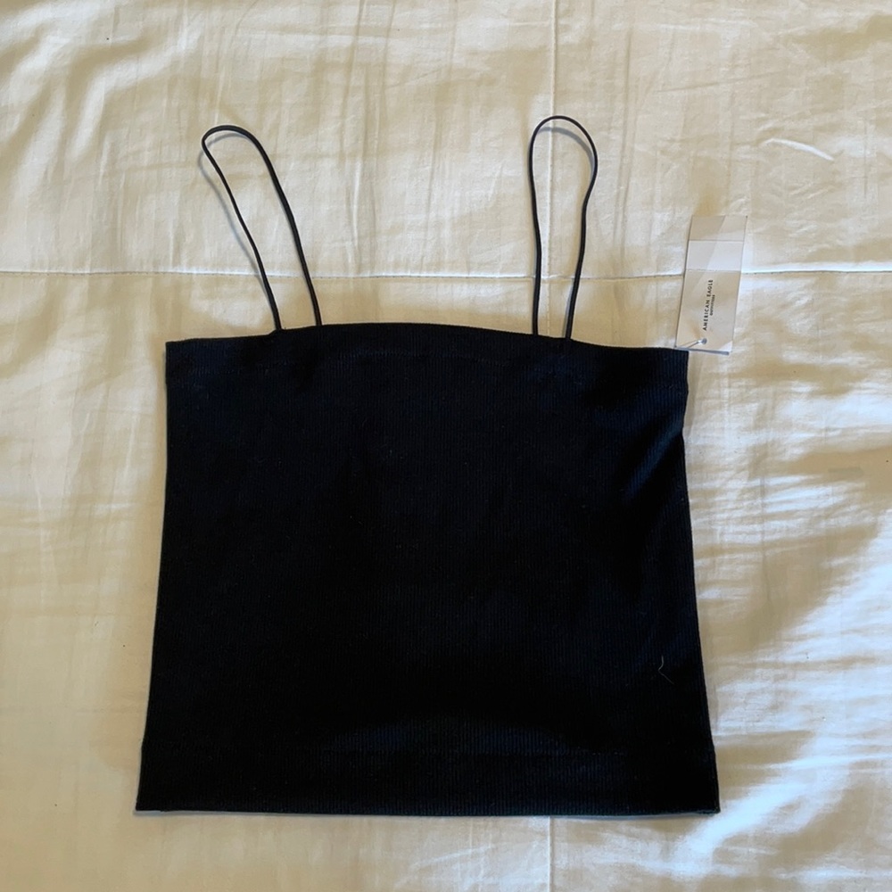 Black tank top